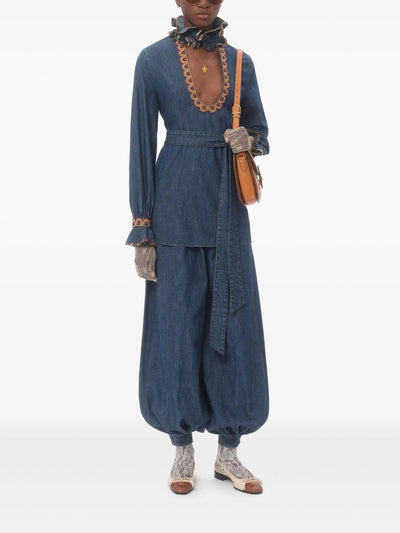 VALENTINO GARAVANI - Blouse brodée en chambray