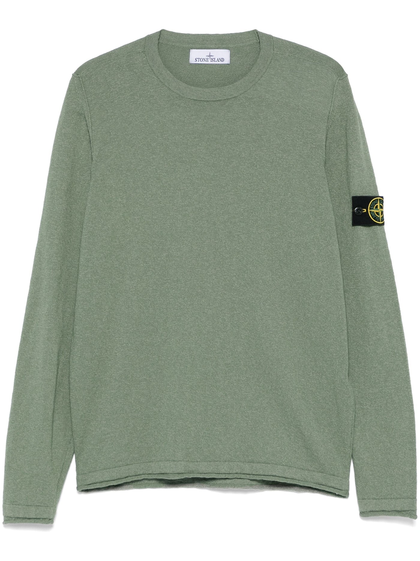 STONE ISLAND - Sweat fin en coton