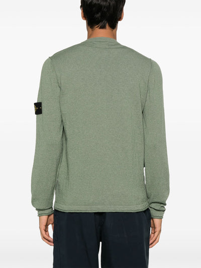 STONE ISLAND - Sweat fin en coton