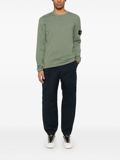 STONE ISLAND - Sweat fin en coton