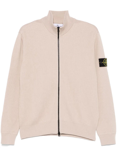 STONE ISLAND - Sweat Zippé Beige