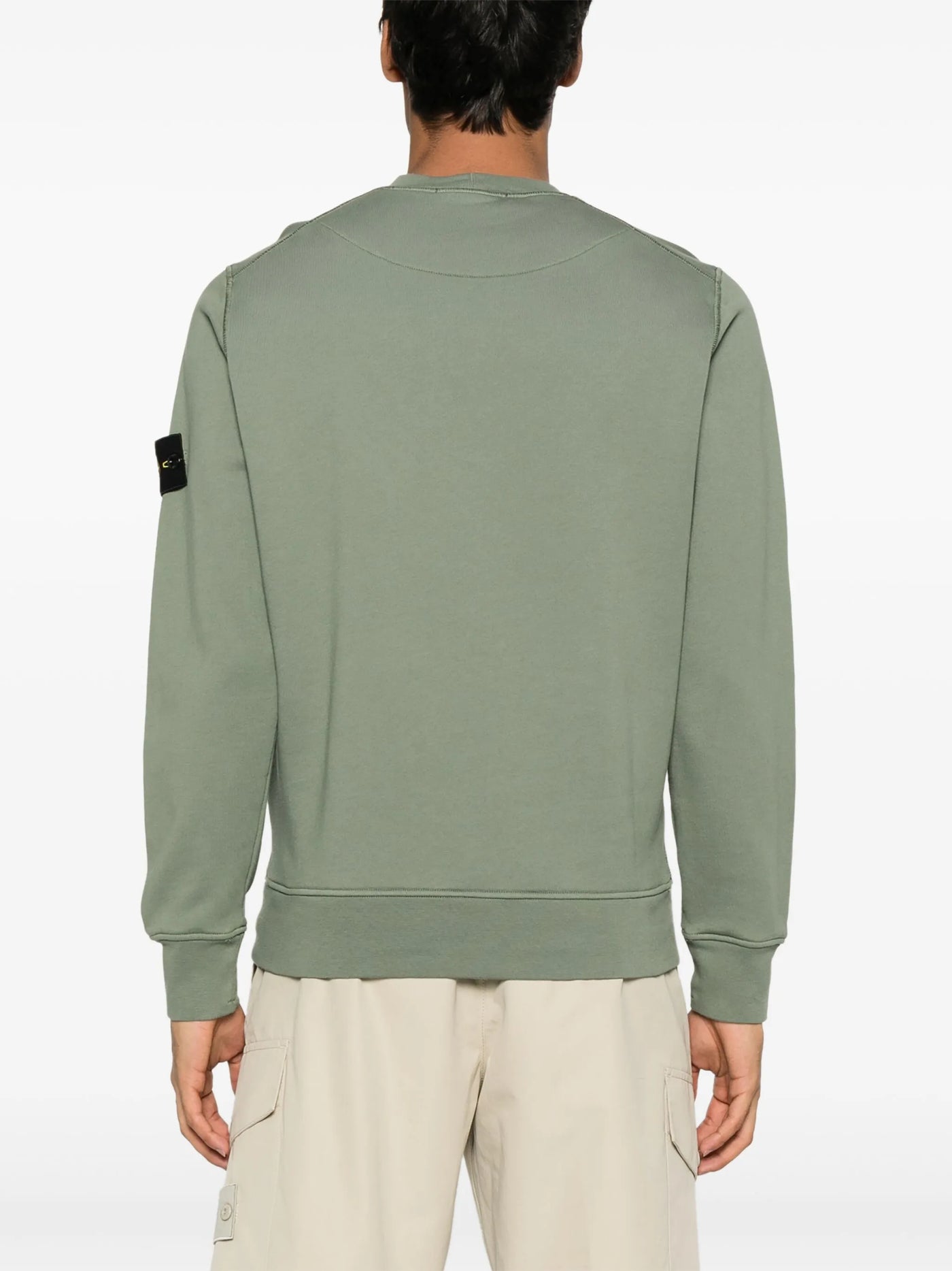 STONE ISLAND - Sweat en coton à patch Compass