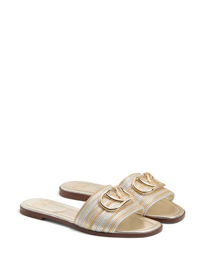 VALENTINO GARAVANI - Sandales à détail VLogo brodé