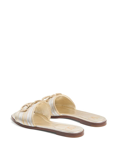 VALENTINO GARAVANI - Sandales à détail VLogo brodé