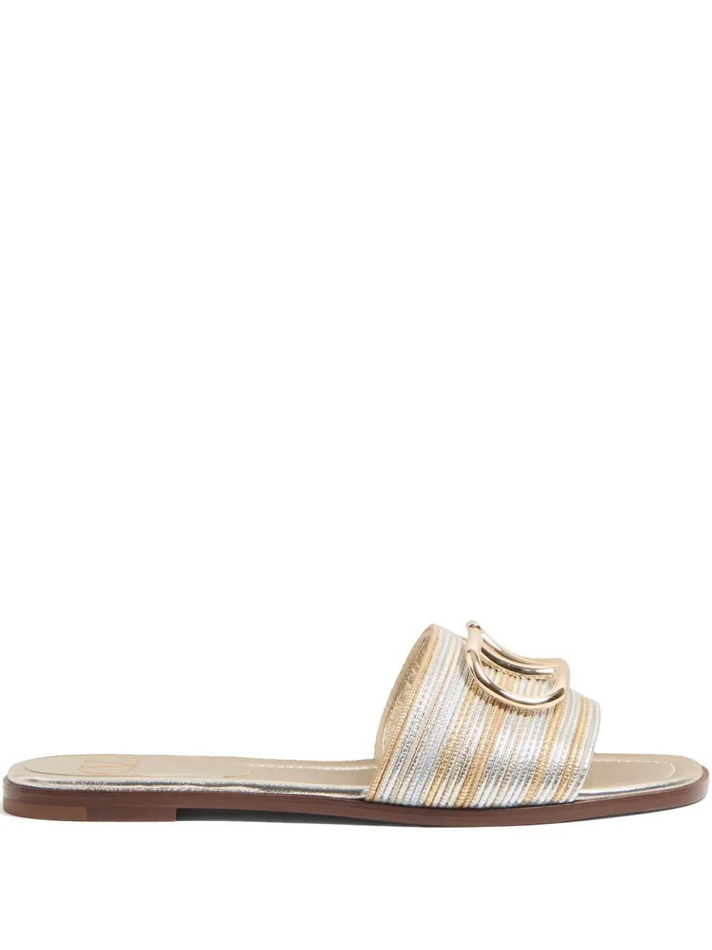 VALENTINO GARAVANI - Sandales à détail VLogo brodé