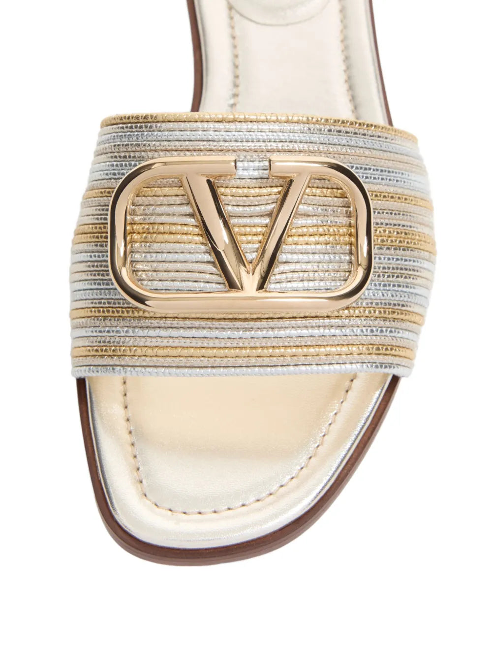 VALENTINO GARAVANI - Sandales à détail VLogo brodé