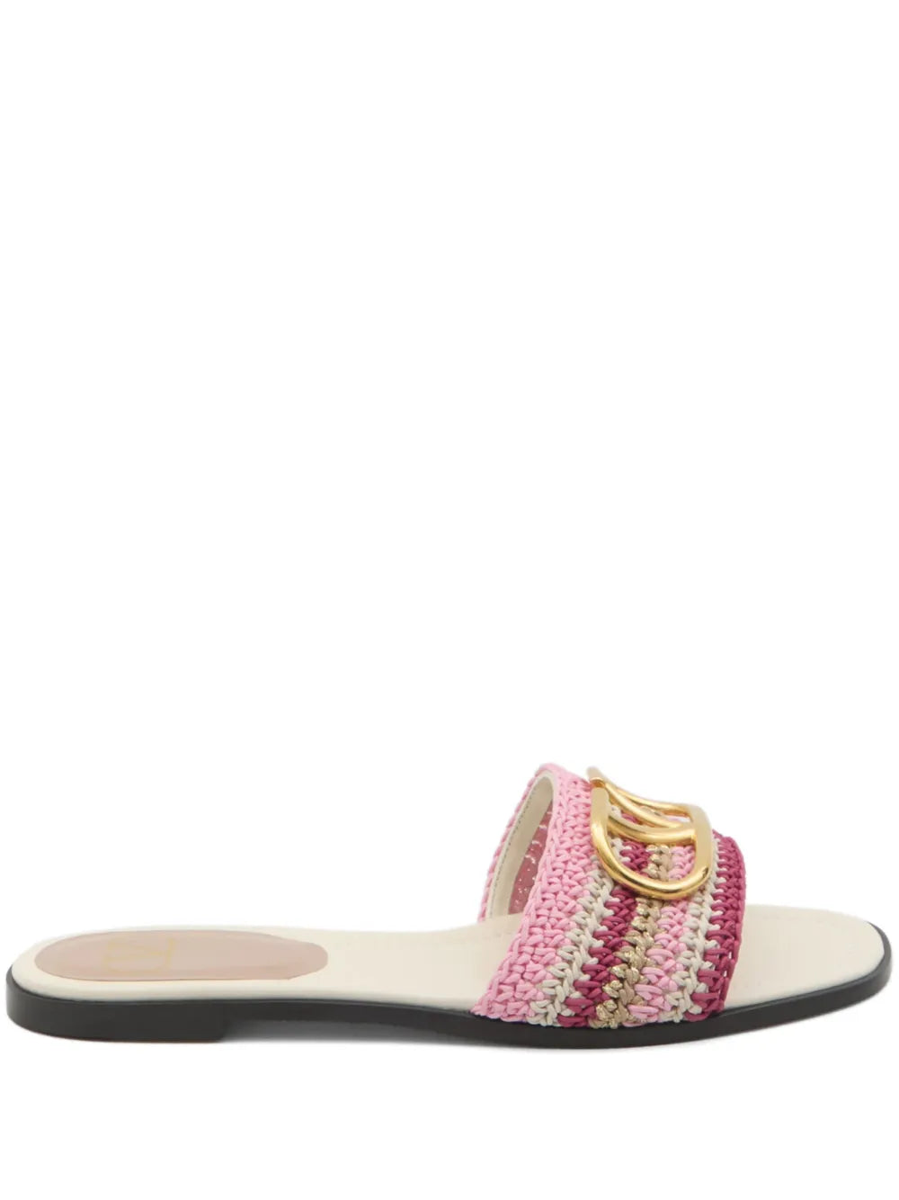 VALENTINO - claquettes à détail VLogo