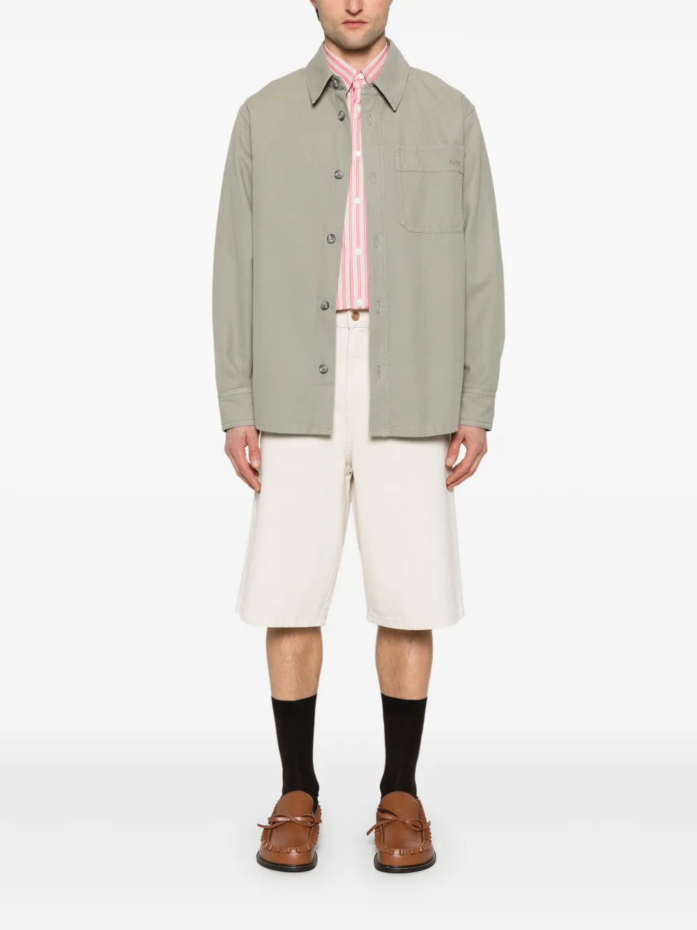 A.P.C - Surchemise en Coton " Basile "