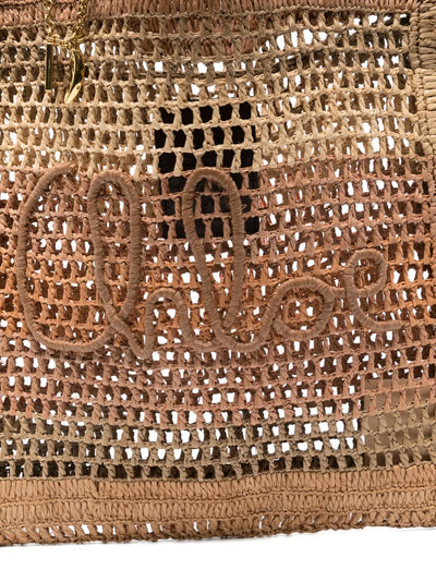 CHLOÉ - sac cabas en raphia