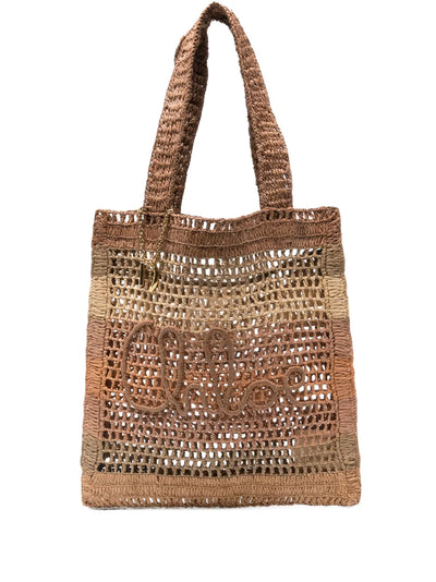 CHLOÉ - sac cabas en raphia
