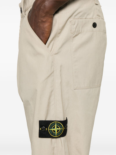 STONE ISLAND - Pantalon cargo coton léger