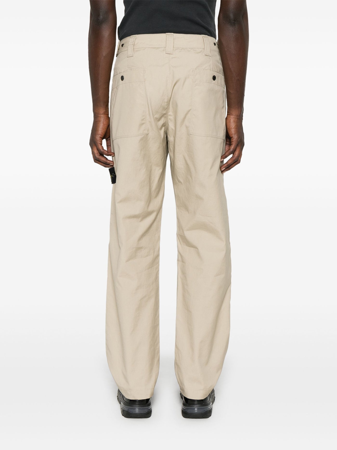 STONE ISLAND - Pantalon cargo coton léger