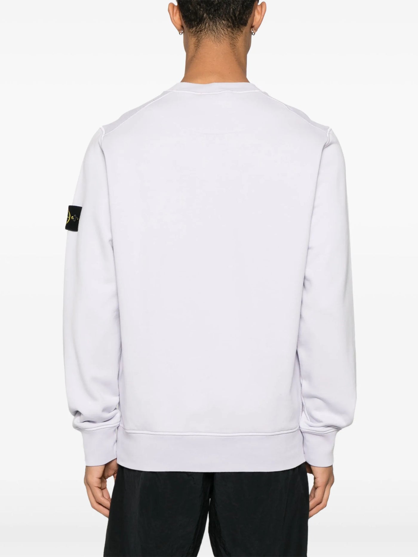 STONE ISLAND - Sweat en coton à patch Compass