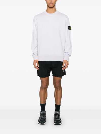 STONE ISLAND - Sweat en coton à patch Compass