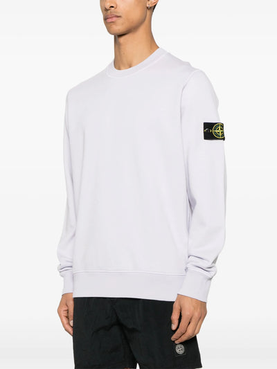 STONE ISLAND - Sweat en coton à patch Compass