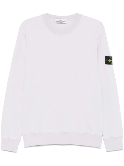 STONE ISLAND - Sweat en coton à patch Compass