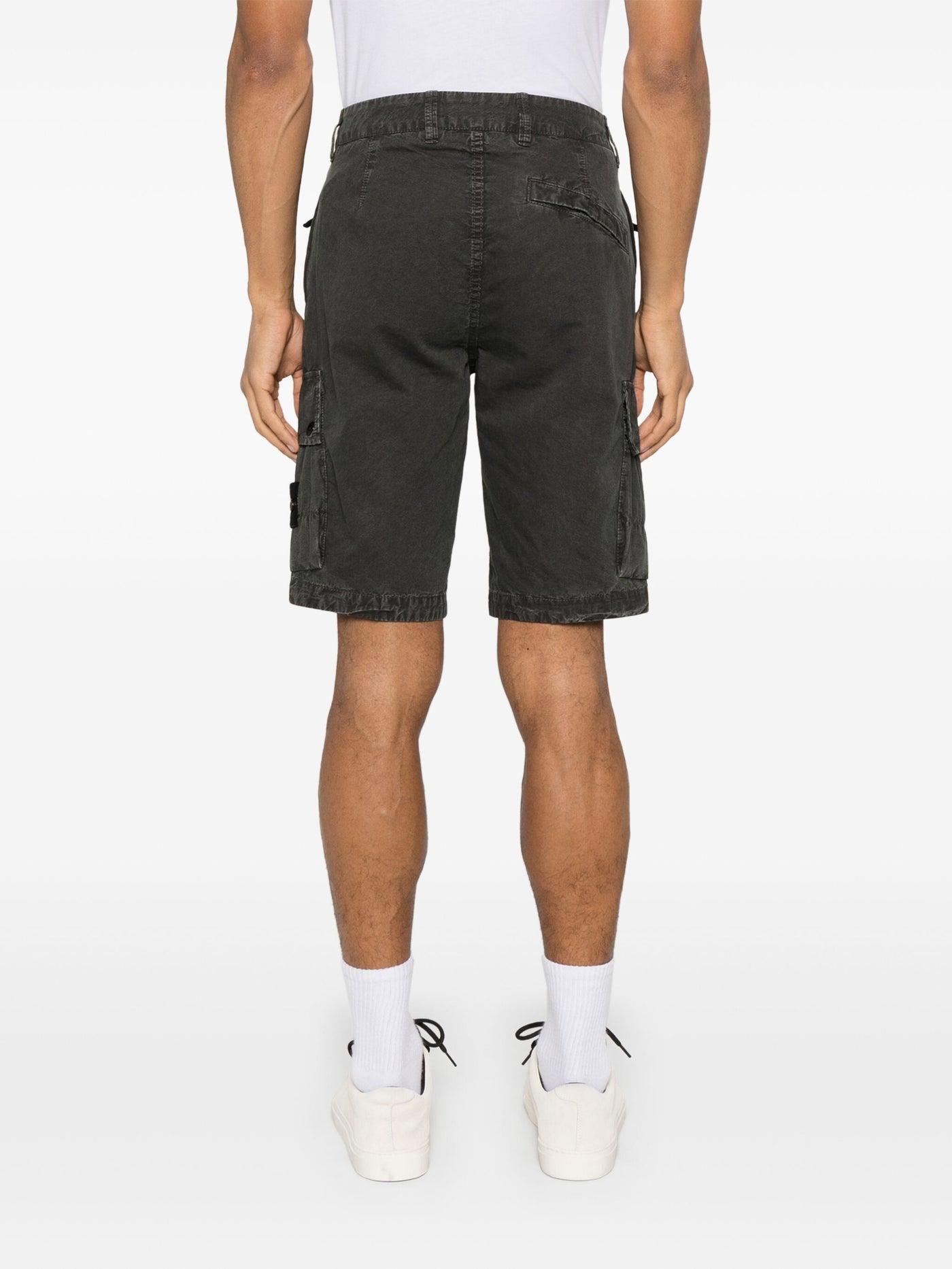 STONE ISLAND - Short Cargo Gris Anthracite