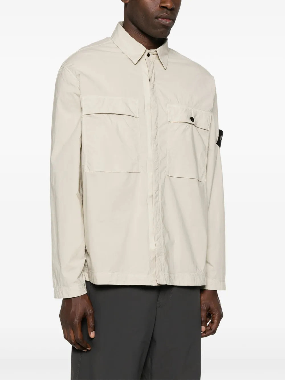 STONE ISLAND - Surchemise à patch Compass