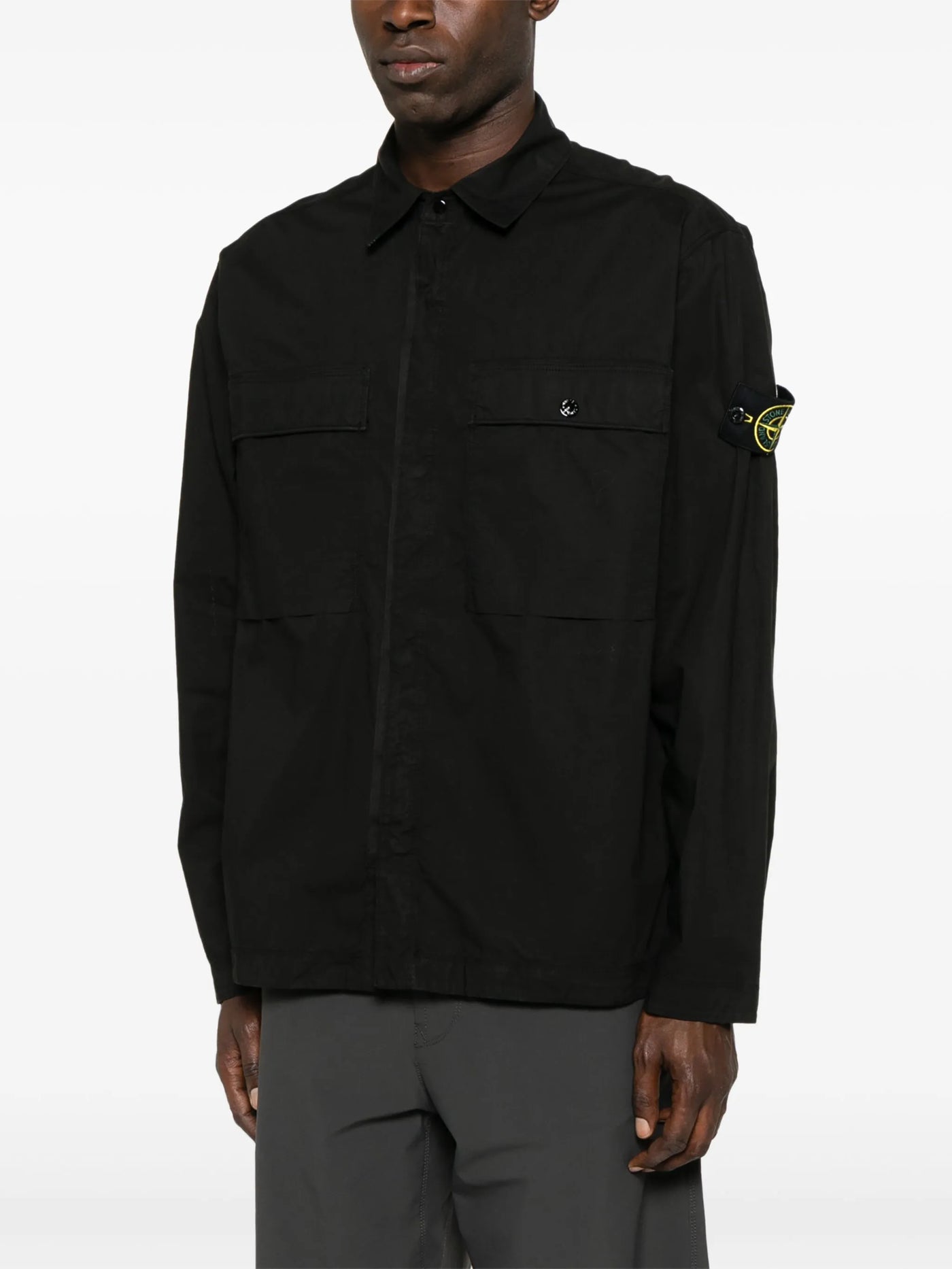 STONE ISLAND - Surchemise à patch Compass