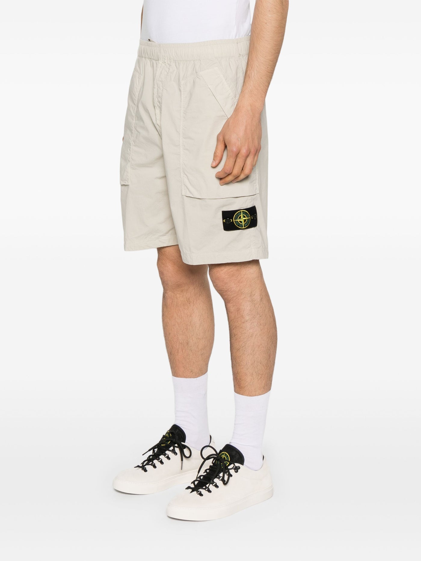 STONE ISLAND - Short cargo Beige