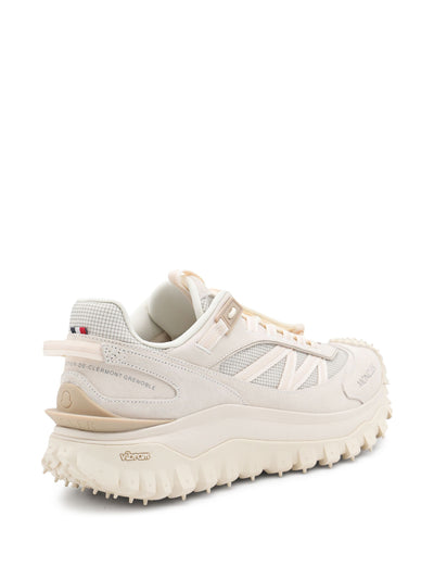 MONCLER - Trailgrip GTX en daim et cuir Blanc cassé