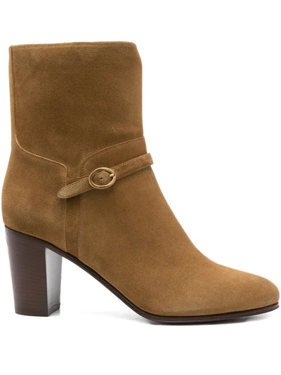 VALENTINO GARAVANI - Bottines en daim 75 mm