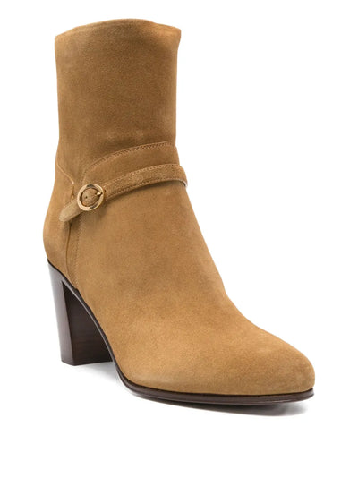 VALENTINO GARAVANI - Bottines en daim 75 mm