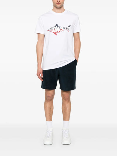 MONCLER - Short en tissu éponge