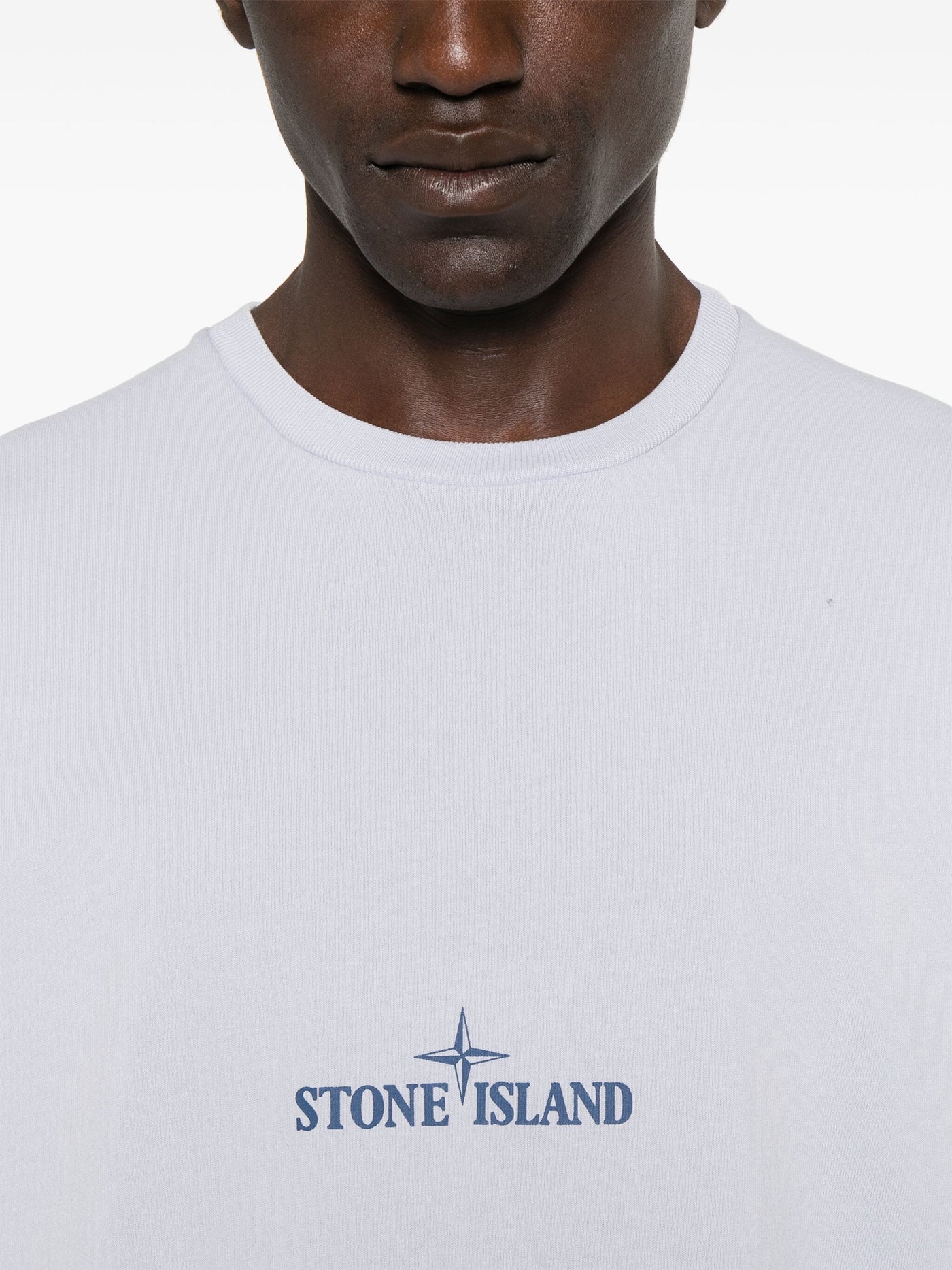 STONE ISLAND - T-shirt graphique violet