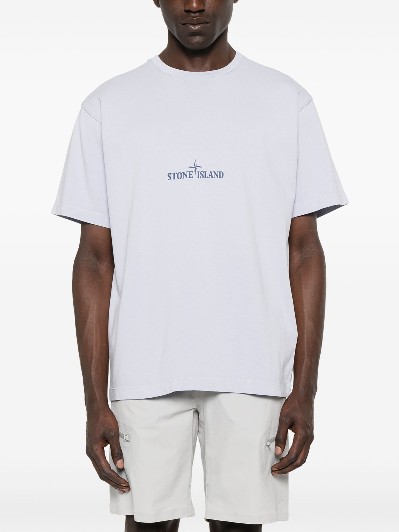 STONE ISLAND - T-shirt graphique violet