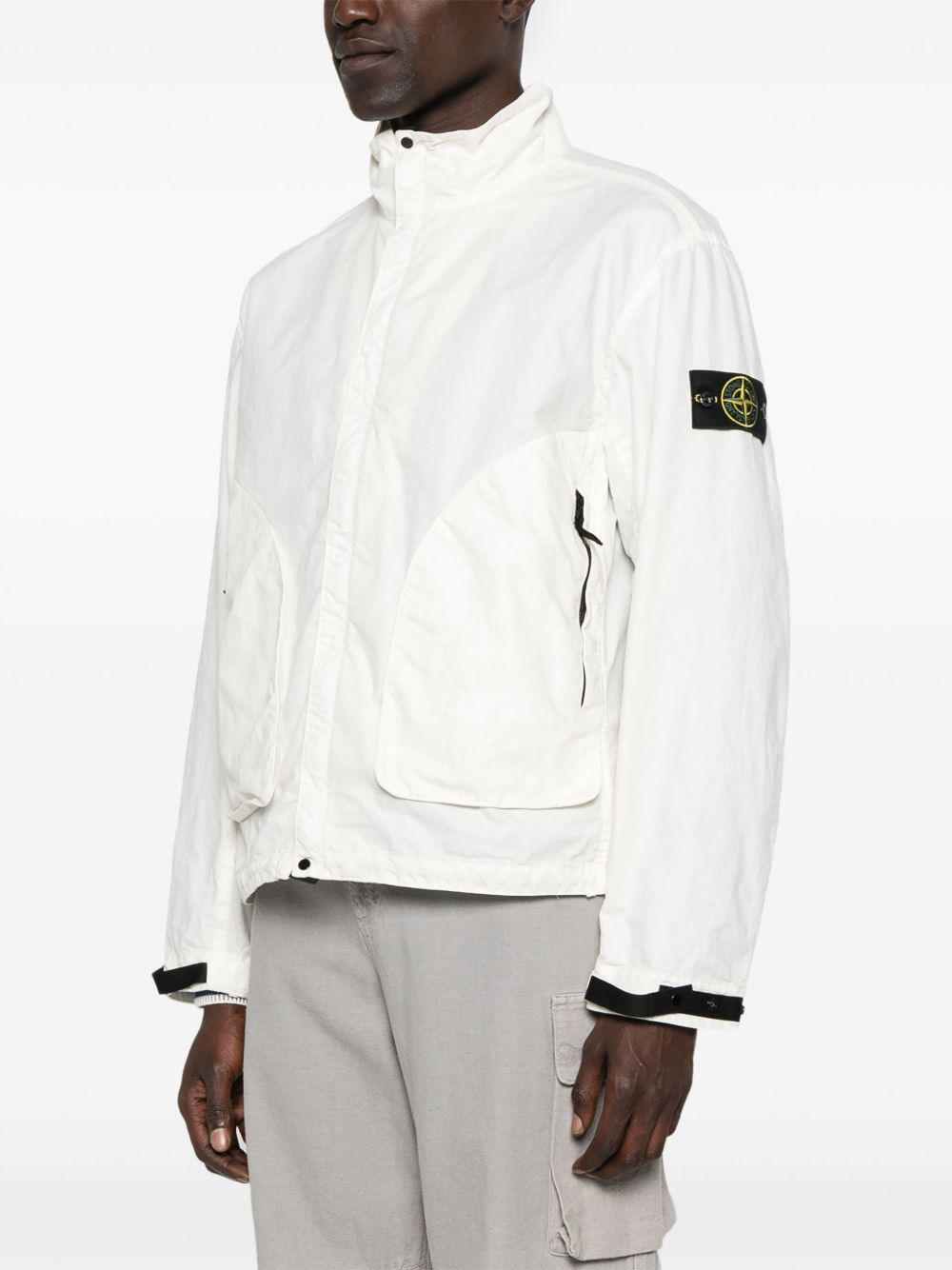 STONE ISLAND - Blouson déperlant Blanc