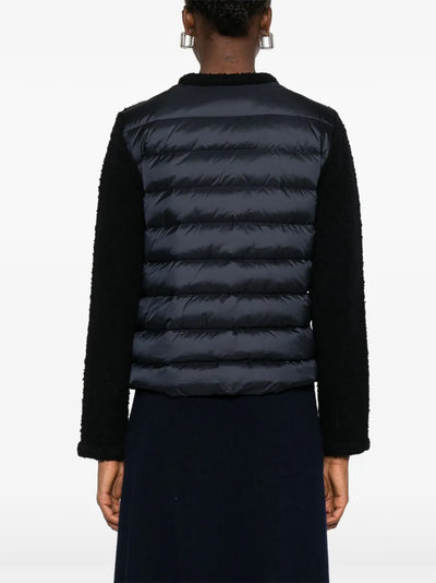 MONCLER - cardigan à empiècements matelassés