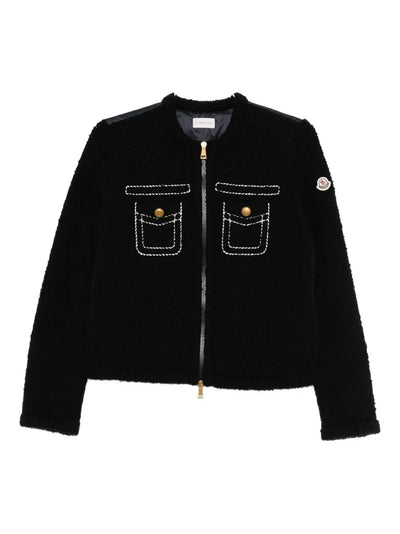 MONCLER - cardigan à empiècements matelassés