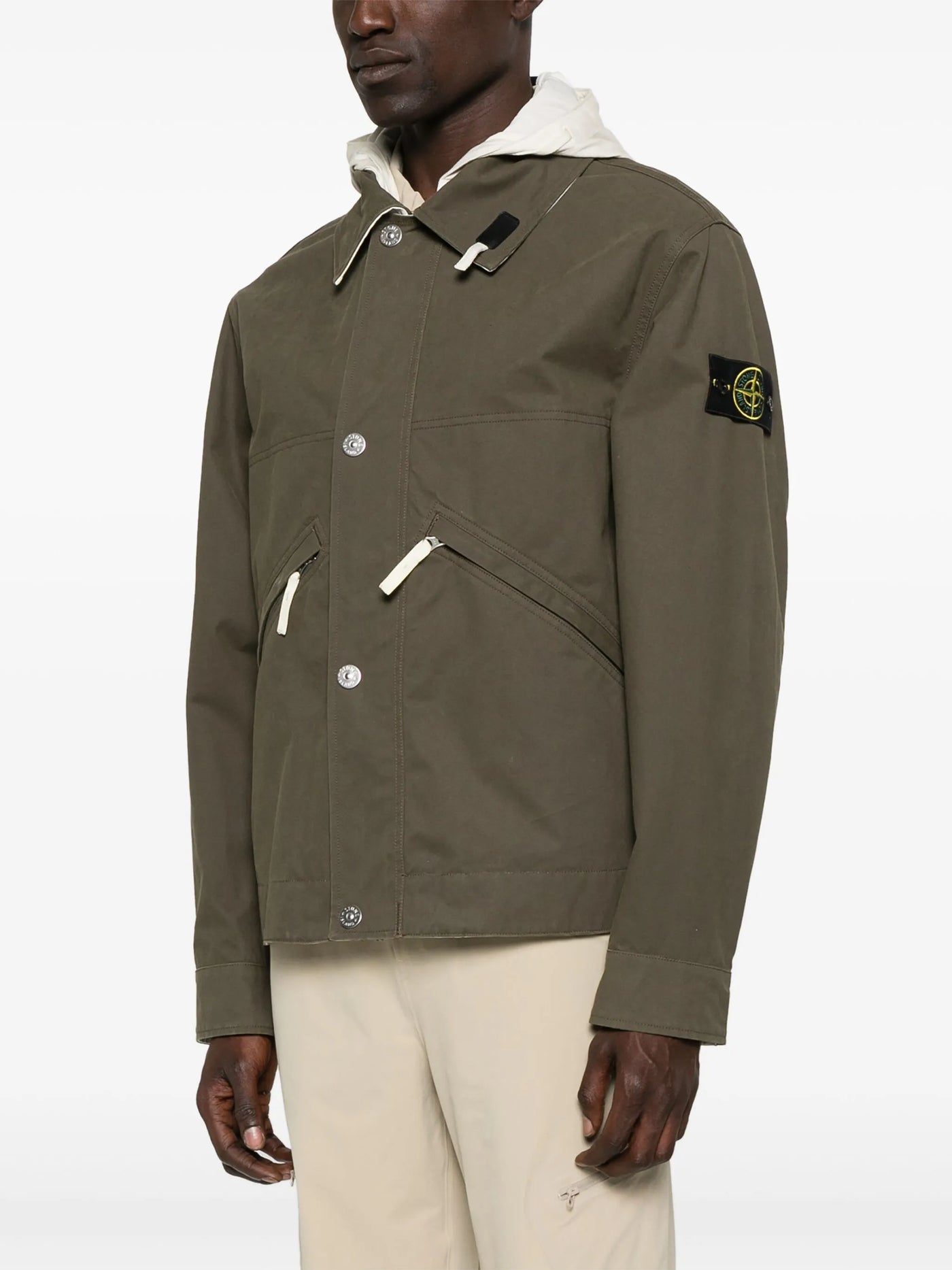 STONE ISLAND - Veste matelassée à patch compass