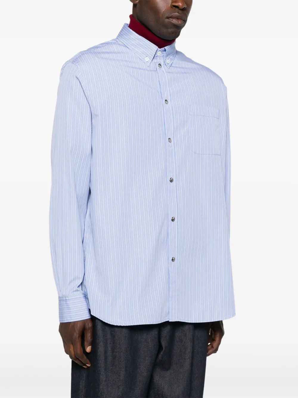 MONCLER - chemise rayée à manches longues