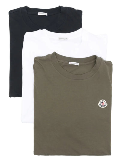 MONCLER - t-shirt à logo appliqué
