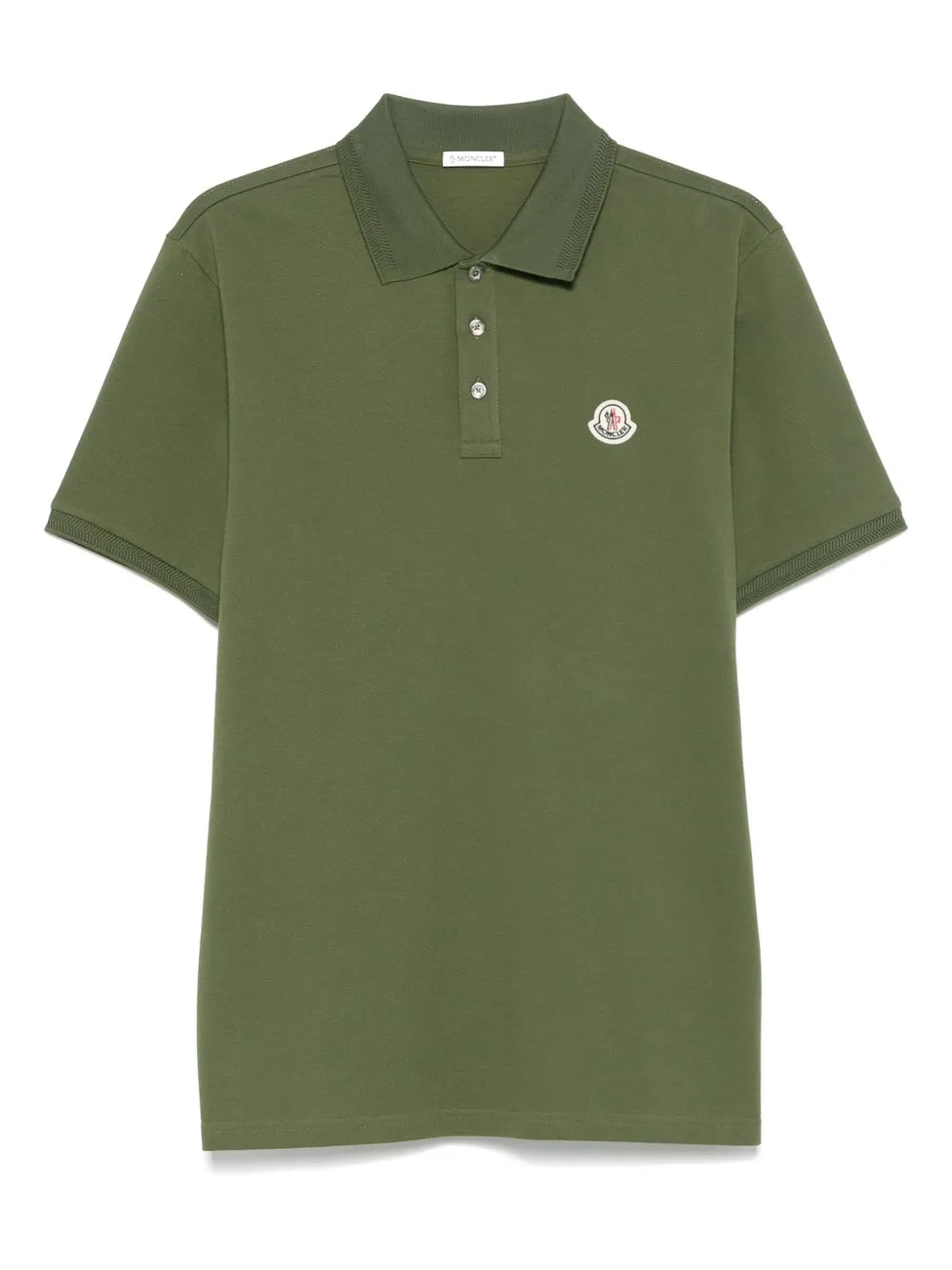 MONCLER - Polo classique vert