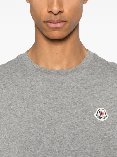 MONCLER - lot de trois t-shirts en coton