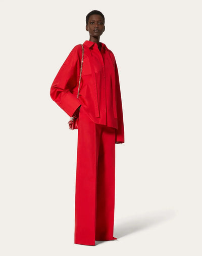 VALENTINO - PANTALON ROUGE