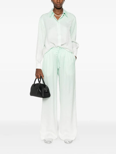 CASABLANCA - Pantalon en soie Monogrammé