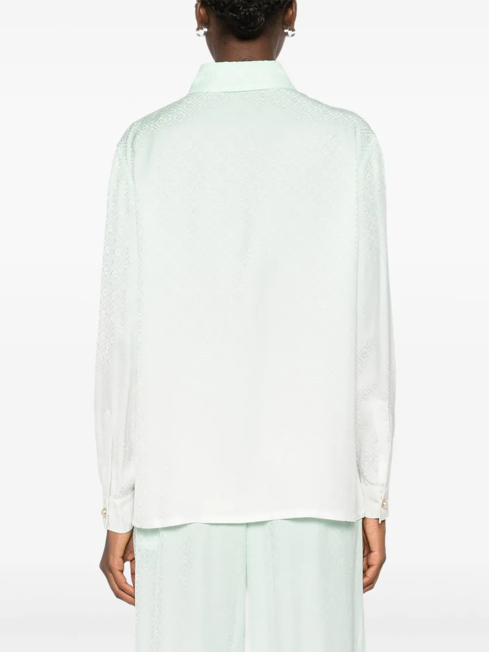 CASABLANCA - Chemise en soie Monogrammé