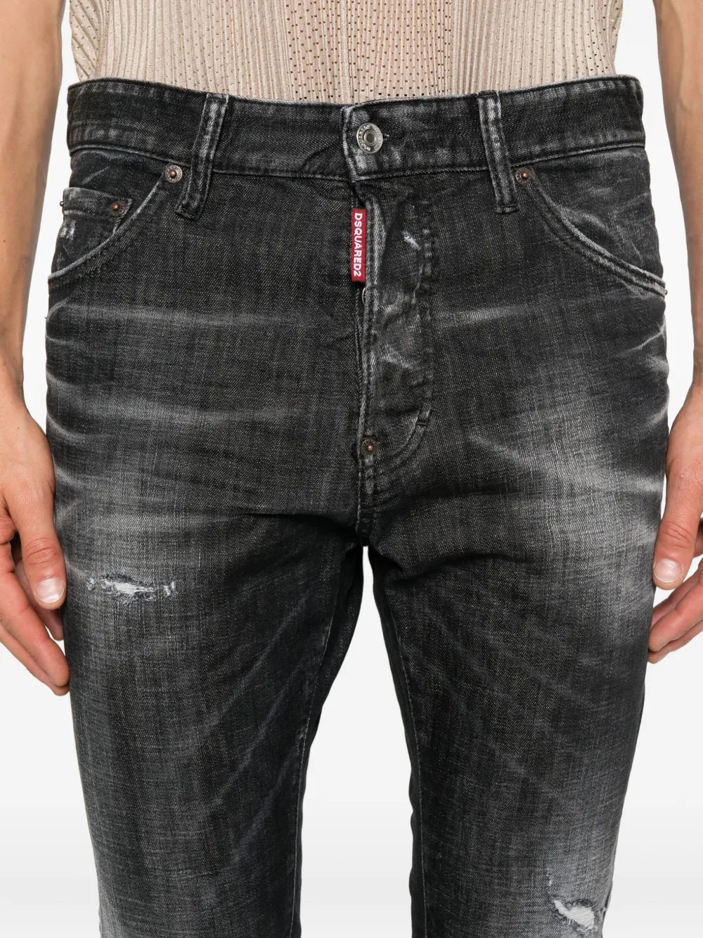 DSQUARED2 - jean à effet usé
