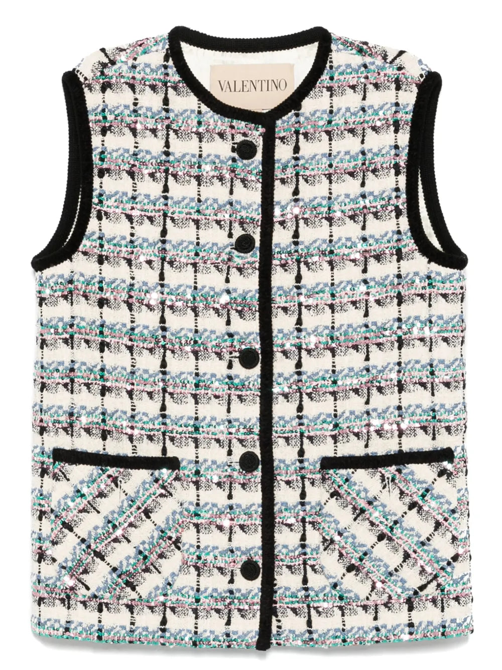 VALENTINO GARAVANI - Gilet sans manches à boutonnière
