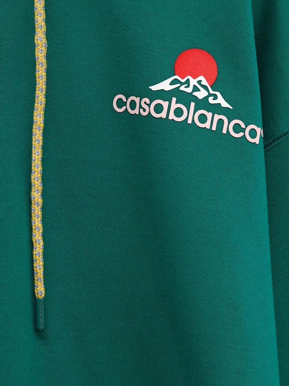 CASABLANCA - Hoodie vert