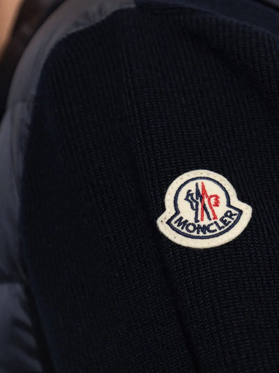 MONCLER - cardigan à empiècements