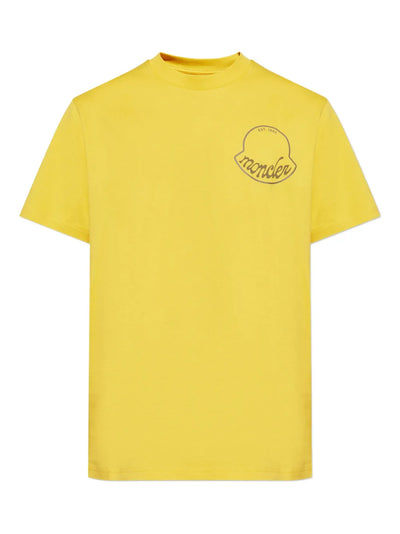MONCLER - t-shirt à logo imprimé