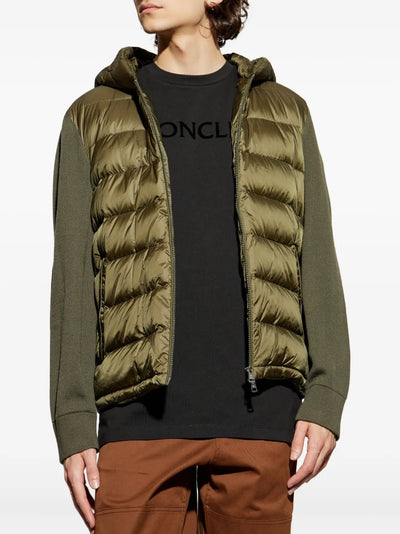 MONCLER - cardigan à empiècements