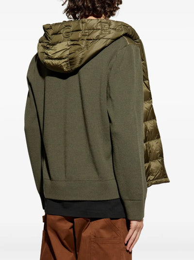 MONCLER - cardigan à empiècements