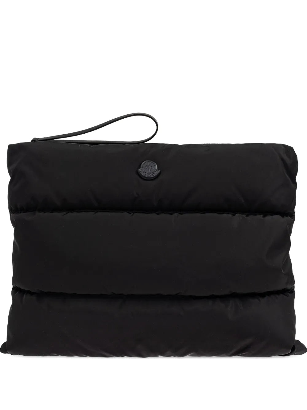 MONCLER - pochette pour ordinateur noir