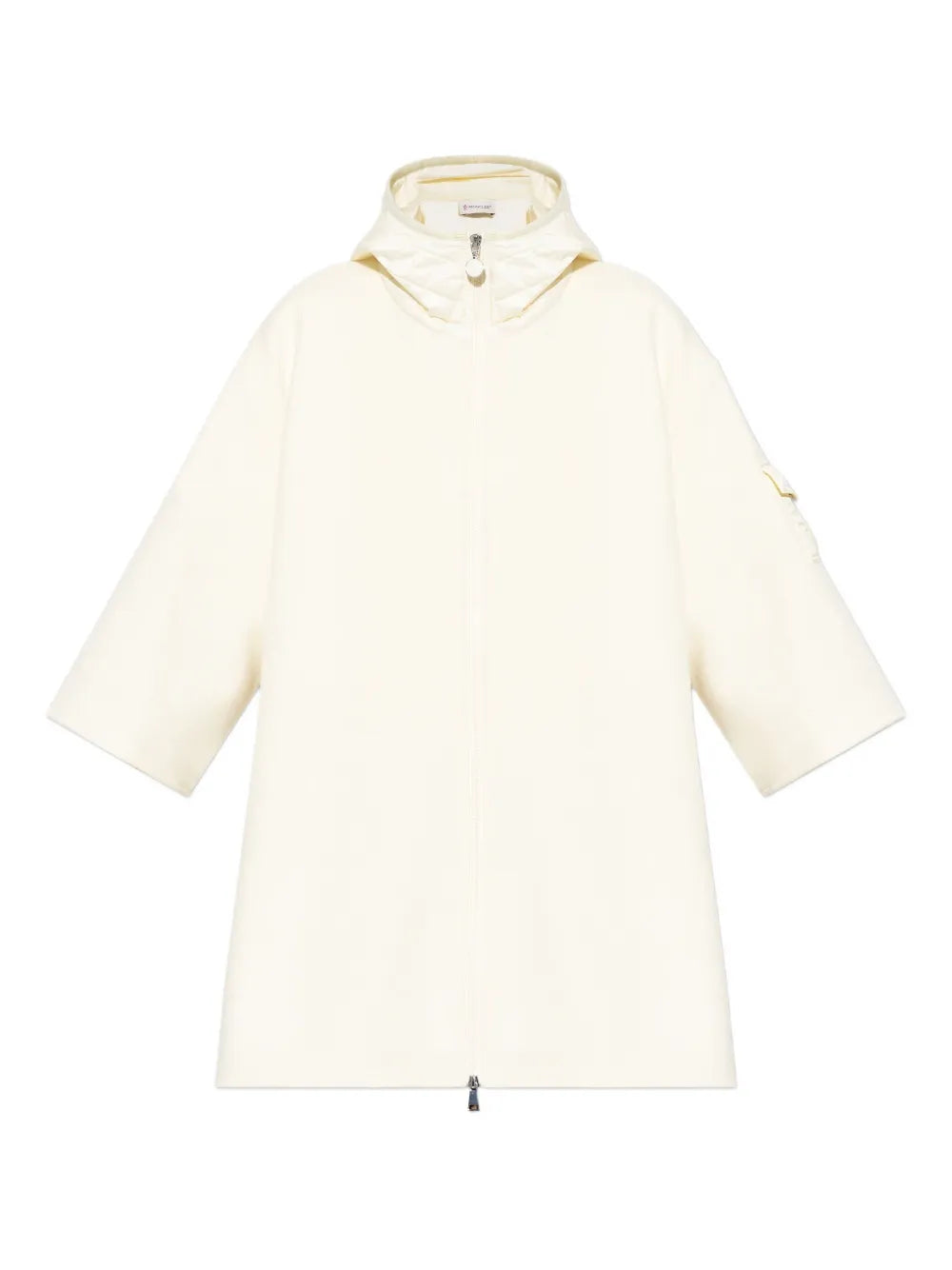 MONCLER - cape zippée à capuche